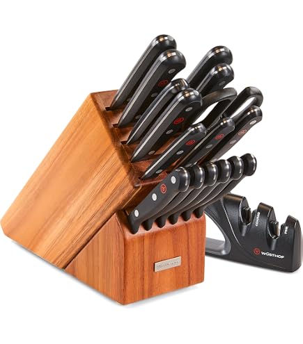 Amazon.com: WÜSTHOF Gourmet 18-Piece Knife Block Set: Block Knife